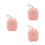 3Pièces Distributeur Formula Rose Portable Antifuite Usage 7