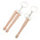 10Pièces - Batterie Mini Baguettes Bois Beige Design Durable 1