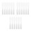 18Pièces Mini Spatules Plastique Transparentes Pour Crèmes Masques 6