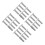 4Ensembles Vis Antivol Plaque Immatriculation Acier Inox Argent Facile 6