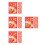 240Pièces Sacs Argent Rouge Décor Nouvel An Chinois 9