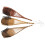 6Pcs Rustic Bamboo Plant Holders Wall Mounted Hanging Baskets for Home 1