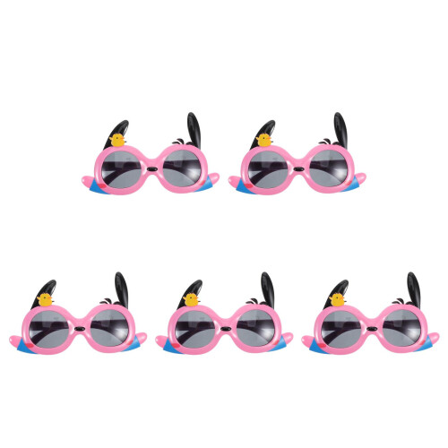 5Pièces Lunettes Bébé Rose Anti-Uv Solides Pour 2