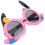 5Pièces Lunettes Bébé Rose Anti-Uv Solides Pour 2