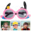 5Pièces Lunettes Bébé Rose Anti-Uv Solides Pour 10