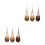 6Pcs Rustic Bamboo Plant Holders Wall Mounted Hanging Baskets for Home 9