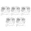 10Pièces Instrument Kalimba Mini Durable Pour Âges 4