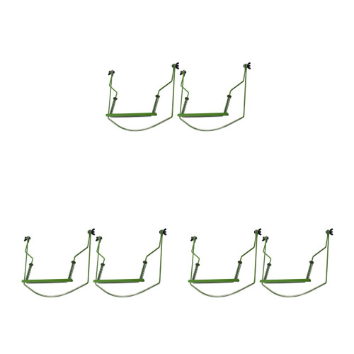 6Pièces -Harmonica 10 Trous Métal Vert - Accessoire Cou Ajustable 2