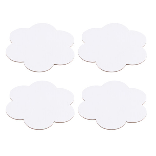 20Pièces Mini Toiles Blanches Coton Pour Dessin Peinture 2