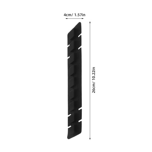 2Pièces Silicone Noir Anti-Frottement 1