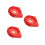 3Pièces Support Extincteur Rouge Plastique Sécurisé Gain De Place 5