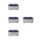4Pièces Coussin Gonflable Repose-Pieds PVC 6