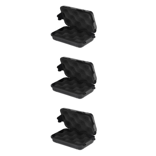 3Pièces Boîtes Étanches Extérieures Noires En Dur Mousse 2