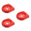 3Pièces Support Extincteur Rouge Plastique Sécurisé Gain De Place 7