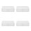 4Pièces Boîte Rangement Transparent Pour Gâteaux Bonbons Biscuits 7