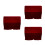 3Pièces Piano Tissu Protection Clavier Effet Décoratif 6