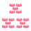 15Pièces Bouchons Silicone Étanches Rose Pour Bouteilles Lait En 4