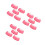 15Pièces Bouchons Silicone Étanches Rose Pour Bouteilles Lait En 5