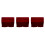 3Pièces Piano Tissu Protection Clavier Effet Décoratif 5