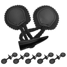 12Paires Fermetures Toggle Résine Vintage Couture Pour Vestes