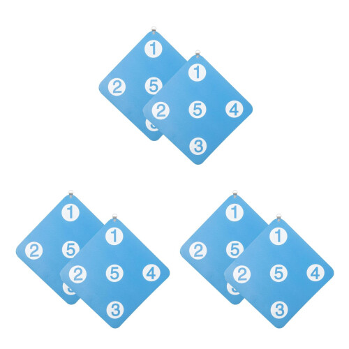 6Pièces Cible Murale D'archery Ciel, Double-Face Antiperforation 2
