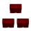 3Pièces Piano Tissu Protection Clavier Effet Décoratif 7