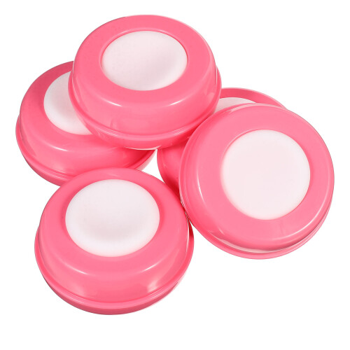 15Pièces Bouchons Silicone Étanches Rose Pour Bouteilles Lait En 1