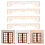 16Pièces Kit Mini Maison Bois Beige Pour Décor Sculpté Chinois 10