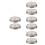 8Pièces Couvercles Fermentation Large Ouverture Acier Pour Bocaux 6