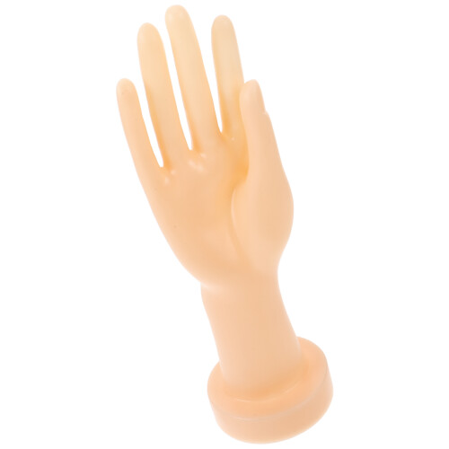 4Pièces Main Plastique Beige Pour Bijou Décor