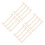 16Pièces Kit Mini Maison Bois Beige Pour Décor Sculpté Chinois 4