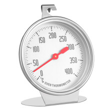 3Pcs Kitchen Oven Thermometer Stainless Steel White Large Dial Monitor