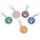 10Pièces Pendentifs Élégants Pour Collier D'animal En Zinc 2