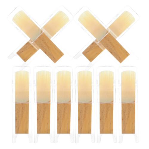 20Pièces Anches Soprano En Bois Beige Pour Saxophone Longue Durée 2