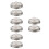 8Pièces Couvercles Fermentation Large Ouverture Acier Pour Bocaux 7