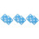6Pièces Cible Murale D'archery Ciel, Double-Face Antiperforation 5