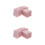 100Pcs Heart Shaped Pink Mailer Thick Shockproof Plastic 7