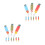18Pièces Brosses Colorées Nettoyage Maison Polyvalentes 8
