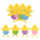 24Pcs Cute Cartoon Chick Felt Cutlery Sleeves Easter Holiday Tableware 3