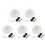 5Sets Assorted White Wig Beard Glasses Costume Accessory 7