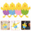 24Pcs Cute Cartoon Chick Felt Cutlery Sleeves Easter Holiday Tableware 11