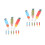 18Pièces Brosses Colorées Nettoyage Maison Polyvalentes 4