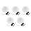 5Sets Assorted White Wig Beard Glasses Costume Accessory 10