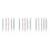 15Pièces Pennes À Points Métalliques Double-Embout Usage Nail Art DIY 5