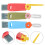 18Pièces Brosses Colorées Nettoyage Maison Polyvalentes 11