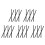 30Pcs Replacement Ski Pole Wrist Straps Nylon for Skiing and Trekking 6
