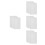 LED Light Diffuser Tape Stickers White PVC Eva Light Blockers 5