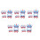 20Pcs Assorted Color Independence Day Sunglasses Party Cardboard Props 4