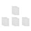 LED Light Diffuser Tape Stickers White PVC Eva Light Blockers 10