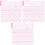 2850St Rosé Hangtag Binddraad Polyester Voor Kleding Etiketten 5